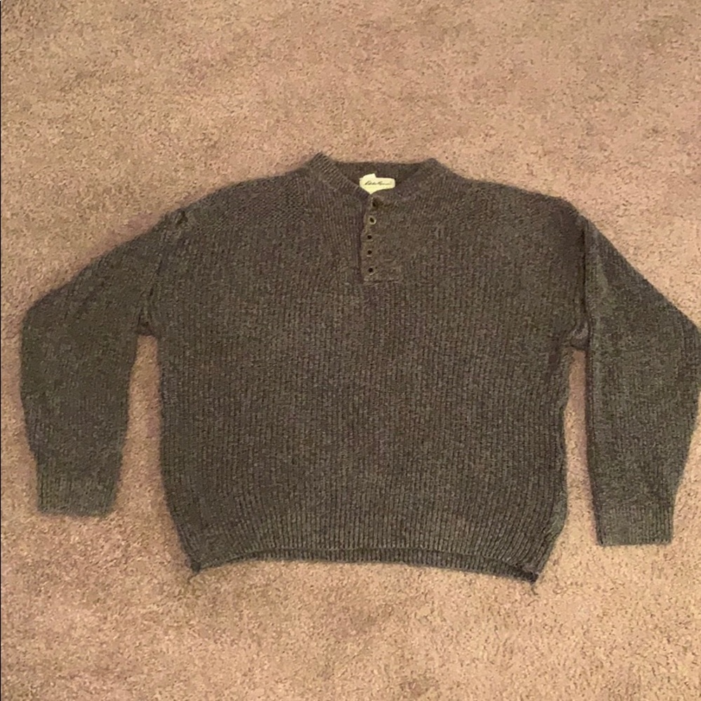 Brown Eddie Bauer Knit Sweater